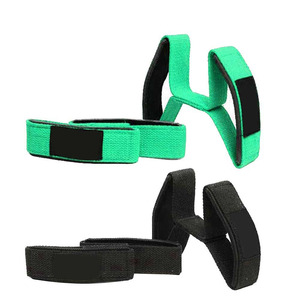 Sangles de levage en forme de 8 durables pour la musculation en salle de sport, support de poignet professionnel en coton pour l'entraînement de force - Product Image 4