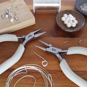 Professional <b>Needle</b> Nose Jewelry Pliers Stainless Steel Precision <b>Beading</b> Hand Tool for Jewelry Making and Repair - Product Image 6