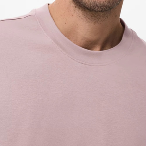 Camiseta Personalizada para Hombre, Lisa y Estampada, Algodón Grueso, Corte Holgado, Estilo Urbano, Proveedor de Producción al por Mayor - Product Image 3