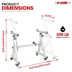 5 Core Keyboard <b>Stand</b> Z Shape Adjustable Foldable Heavy Duty Key Board Piano DJ <b>Controller</b> <b>Stands</b> - Product Image 2