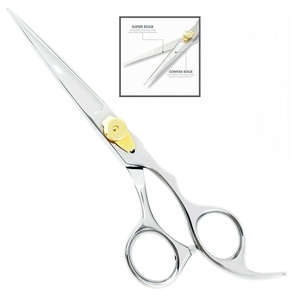 Professional 6-Inch Ceramic Straight Salon <b>Barber</b> Scissors <b>Set</b> Right-Handed Stainless Steel Handle Hair Cutting Scissors - Product Image 4
