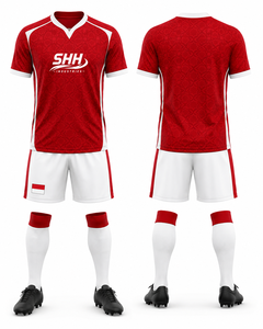 Professional Custom Men's <b>Soccer</b> Uniform Set Football Jersey Shorts Lightweight Breathable Mesh V-Neck Summer Sportswear Quick - Product Image 6