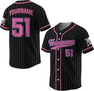 Camisetas de Béisbol Personalizadas para Adultos, Camisetas Sublimadas para Equipos, 100% Poliéster, Transpirables, de Secado Rápido, de Alta Calidad, con Logotipo del Equipo Personalizado - Product Image 4