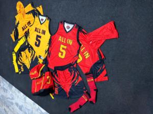 Premium Quality Basketball Package Includes Jersey, Shorts, <b>Long</b> <b>Socks</b>, Hoodie, Warm Top-Up, And Backpack - Product Image 2