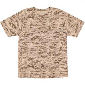 Camisetas de Camuflaje Personalizadas al por Mayor, Diseño de Camuflaje para Selva y Desierto, Camisetas Deportivas de Manga Corta para Hombre - Product Image 1