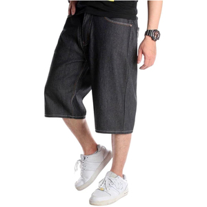 Shorts en jean délavé personnalisés style streetwear vintage coupe ample en coton – Fournisseur OEM - Product Image 1