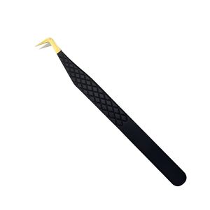 Pinzas de Precisión para Cejas de Acero Inoxidable Chapadas en Oro, Duraderas, con Punta Suave para Uso en Cejas - Product Image 6