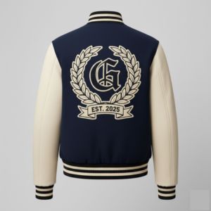 Custom Sports Team Letterman <b>Jacket</b> Wool Body Leather Sleeves Embroidered <b>Patch</b> Design OEM Wholesale Supplier - Product Image 2