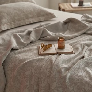 Parure de lit en lin français 100 % naturel, housse de couette rafraîchissante, draps en lin texturé épais – Vente en gros - Product Image 3