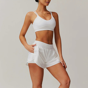 Conjunto Deportivo de Dos Piezas para Mujer, Top Ajustado y Leggings Largos, Ropa Deportiva Elástica para Entrenamiento, Fitness y Ejercicio, Venta al Por Mayor - Product Image 3