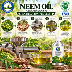 Huile de Neem pressée à froid 1 KG - Pour la fabrication de shampoings et de produits de soins personnels - Huile végétale naturelle issue de graines d'Azadirachta Indica - Inde - Product Image 4