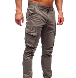Pantalones Cargo Personalizados con Logotipo, 100% Algodón, Corte Holgado, Diseño Moderno, Ropa Urbana para Hombre, Pantalones Deportivos - Product Image 3