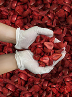 Vietnam Gedroogde Aardbeien Export Kwaliteit Knapperige Fruit Snack Aangepaste Label Privé Merk