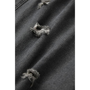 Pantalones Cortos de Mezclilla con Lavado Ácido al por Mayor para Hombre y Mujer, Estilo Vintage, Ajuste Holgado, 100% Algodón, Personalizables con Logotipo OEM - Product Image 5
