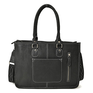 Vintage Western Floral <b>Tooled</b> <b>Leather</b> Handbag Women's Genuine <b>Leather</b> Tote Purse with Adjustable Crossbody Strap - Product Image 2