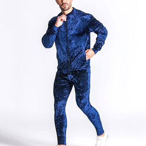 ชุดวอร์มผ้ากำมะหยี่สำหรับผู้ชายชุดวอร์มผ้ากำมะหยี่สำหรับออกแบบได้ตามที่ต้องการมีในสต็อก - Product Image 1