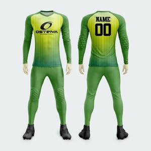 Conjunto de Pantalones Acolchados para Portero de Fútbol 2026 para Adultos, Camiseta de Manga Larga con Pantalón, Uniforme de Entrenamiento Transpirable de Secado Rápido - Product Image 3