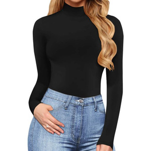 Combinaison longue slim fit basique pour femme, style décontracté, idéale pour l'hiver et le printemps - Product Image 2