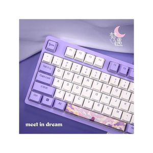 Scopri la tastiera meccanica da gaming A87 in DREAM Theme con layout compatto a 87 tasti, switch Cherry MX e keycap in PBT - Product Image 5