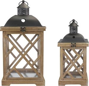 Fabricant fiable de lanternes en bois de qualité supérieure, style rustique, objet décoratif pour la maison et les tables de restaurant - Product Image 1