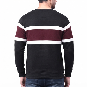 Sudadera con Capucha Unisex Negra de Forro Polar con Cremallera, Marrón y Blanco, 100% Algodón, Oversize, Transpirable, Estilo Casual Urbano para Otoño - Product Image 2