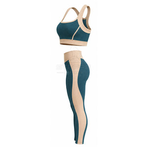 Ensemble de yoga pour femmes - Design uni sur le devant, tissu doux écologique et à séchage rapide, matériau durable, ensemble 2 pièces pour l'entraînement quotidien et la salle de sport - Product Image 6