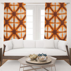 ผ้าม่านพิมพ์ลายไทได ผ้าฝ้าย ตกแต่งสไตล์โบโฮ สำหรับห้องพักในรีสอร์ท ขายส่งจากอินเดีย - Product Image 1