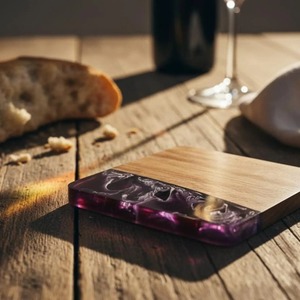Classic Eco-Friendly Resin and Wood Coasters <b>Set</b> Round <b>Square</b> Tea Cup Mat Drink Holder Dining Room Living Kitchen Bar Decoration - Product Image 5