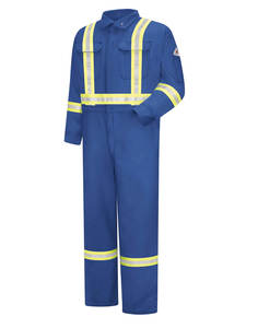 Overol de Seguridad Reflectante Personalizado para Hombre y Mujer, con Cintas Reflectantes, para Trabajos de Construcción Vial, Azul, con Bolsillos, al por Mayor - Product Image 5
