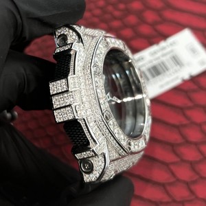 Reloj de buceo automático deportivo de lujo al por mayor con diamantes VVS de color D, moissanita, alarma, estilo hip hop, diseño mecánico de latón - Product Image 2