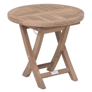 Modern <b>Round</b> Folding Solid Teak Wood Outdoor <b>Patio</b> Dining <b>Table</b> OEM - Product Image 1