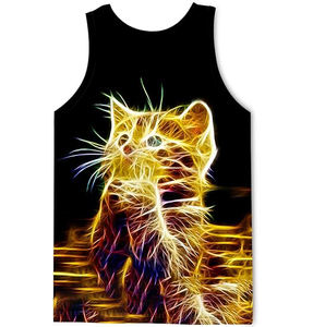 Camisetas sin mangas de moda al por mayor para hombre, camisetas de culturismo de corte largo con logo personalizado, camisetas de gimnasio lisas para hombre - Product Image 2