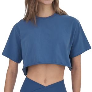 Women's Crop <b>Top</b> Satin V-Neck Blouse Short Length Basic T Shirt Slim Fit Hip Hop Style Breathable and for Winter - Product Image 6