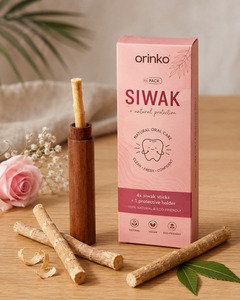 ชุดทำความสะอาดฟันธรรมชาติระดับพรีเมียม Elite Orinko Siwak Miswak แบบแท่ง แพ็ค 4 ชิ้น พร้อมบริการสกรีนโลโก้ตามสั่ง ขนาด OEM  รับผลิตตามขนาดที่ต้องการ - Product Image 3