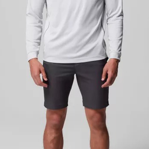 Shorts pour hommes en toile avec logo imprimé personnalisé, coupe-vent, motif uni, style décontracté, service OEM/ODM, taille haute avec cordon de serrage - Product Image 6