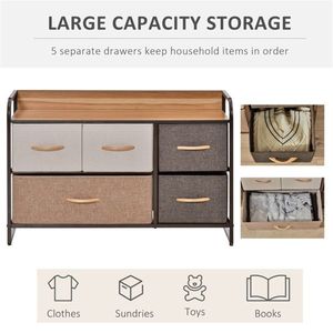 Chester Dresser with Storage Cabinets/Lockers Elegant Furniture for Home Use - Product Image 2