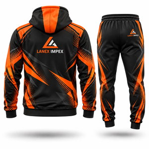 Custom Logo Sublimation <b>Tracksuit</b> Set Personalized Sports Training Jacket and Pants for Teams Lightweight Athletic Apparel OEM - Product Image 3