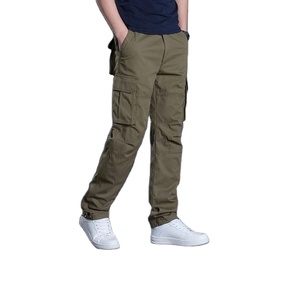 Precio al por mayor de moda con lateral Cargo pantalón de alta calidad elástico pila personalizada de algodón 6 bolsillo Cargo pantalones para los hombres de BD - Product Image 6