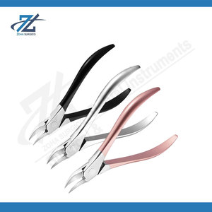 Coupe-cuticules pour ongles incarnés, en acier inoxydable noir de qualité professionnelle, fabriqué au Pakistan - Product Image 4