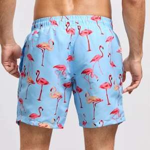 Nouveau short de bain décontracté pour homme, en tissu de laine écologique, respirant et à séchage rapide, idéal pour la gym et le sport - Product Image 2