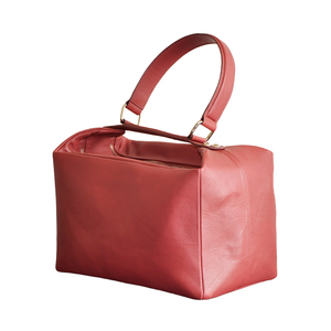 Royaa High Quality Genuine Leather Women's Evening Bucket <b>Bag</b> ZIP Handle 1-1.9L Capacity Polyester Lining Elegant <b>Wedding</b> - Product Image 2
