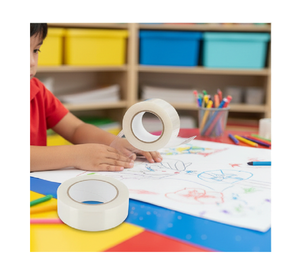 Cinta de Sellado BOPP Transparente Directo de Fábrica – Rollo de Envío de Cajas Impermeable - Product Image 3