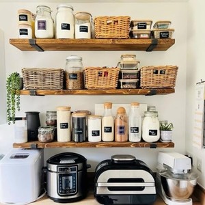 Mango Wood <b>Floating</b> <b>Shelf</b> Wholesale | Distressed Barn Brown Reclaimed Style - Product Image 4