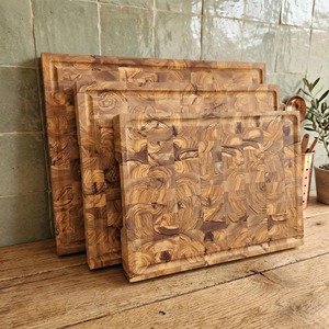 Planche à découper en bois faite à la main, planche à hacher en bois massif de haute qualité - Product Image 6