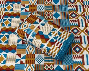 Afrikanisches Kitenge-Print Atmungsaktives Baumwoll-Maxikleid Ärmellos Locker Sitzend Bodenlang Activewear für Mädchen & Jungen Sommer - Product Image 1