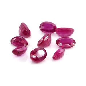 Rubis naturels de Bangkok, ovales calibrés 4x6mm, pierres précieuses facettées naturelles, prêtes à l'emploi pour la création de bijoux - Product Image 3