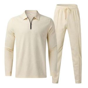 USA Men Sporty <b>Tracksuit</b> Tshirt and Trouser Set Lightweight Front logo Summer Gym Training Outfit Stylish Casual Wear - Product Image 3