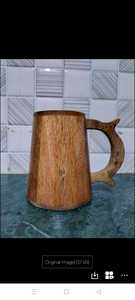 Chope à bière vintage en bois, style classique moderne, écologique, faite à la main, étanche, sans danger pour les aliments, cadeau de retraite - Product Image 5