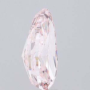 Diamant rose intense de qualité supérieure, taille poire, cultivé en laboratoire, certifié IGI, clarté VS2, excellente taille, diamant CVD non monté pour bijoux. - Product Image 5