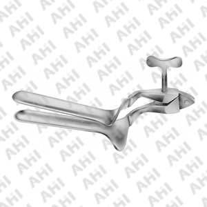 เครื่องถ่างช่องคลอดแบบใช้มือทำจากสแตนเลสคุณภาพสูง AHI Premium ได้รับการรับรองมาตรฐาน CE สำหรับการผ่าตัดทางนรีเวช ใช้ซ้ำได้ - Product Image 4